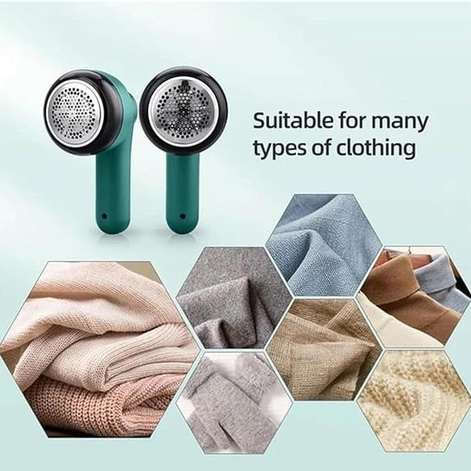 Electric Lint Remover for Clothing | Anti-Pilling Razor & Hair Ball Trimmer �Rechargeable Plush Sweater & Coat Fabric Shaver