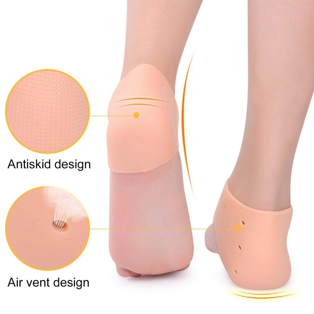Half Heel Pain Anti-Crack Silicone Set �Unisex Anti-Crack Pain Relief - 01 Pair
