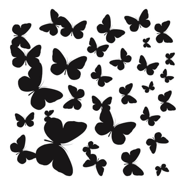 Flying Butterfly Wooden Wall Decor  Butterflies  WALL Decor