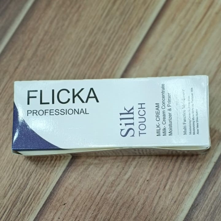 FLiCKA Silk Touch 3-in-1 Moisturizer & Primer | Hydrating, Lightweight, Long-Lasting | Pore Minimizer | 60g