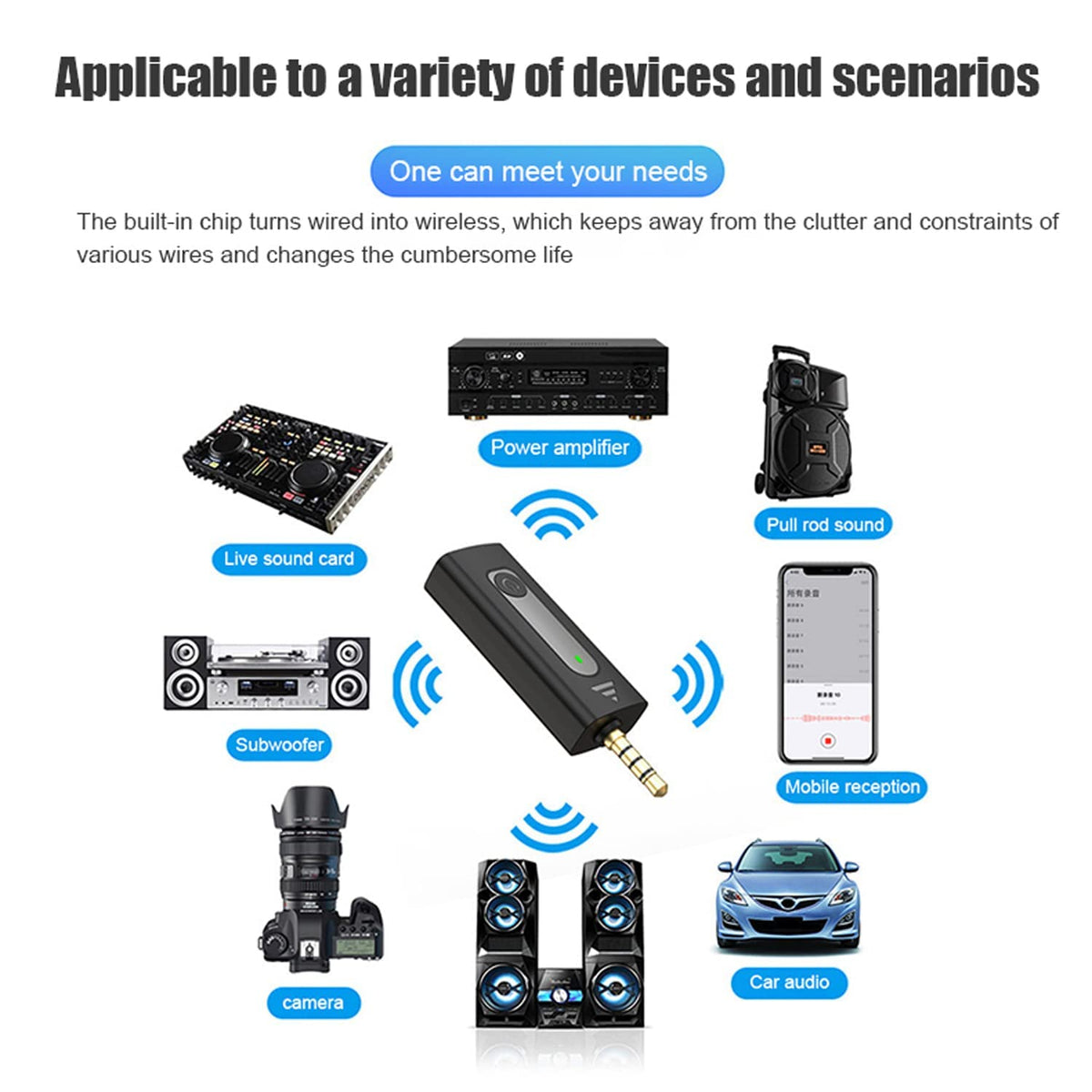 K35 High Quality Collar Wireless Single Microphone – photo 4