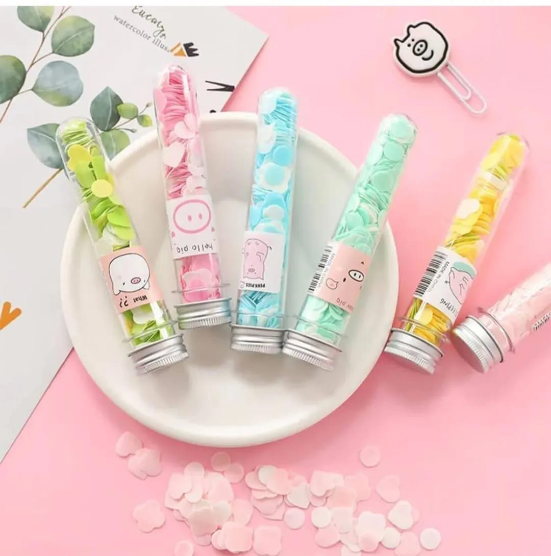 100 Pcs Disposable Flower Paper Soap – photo 5