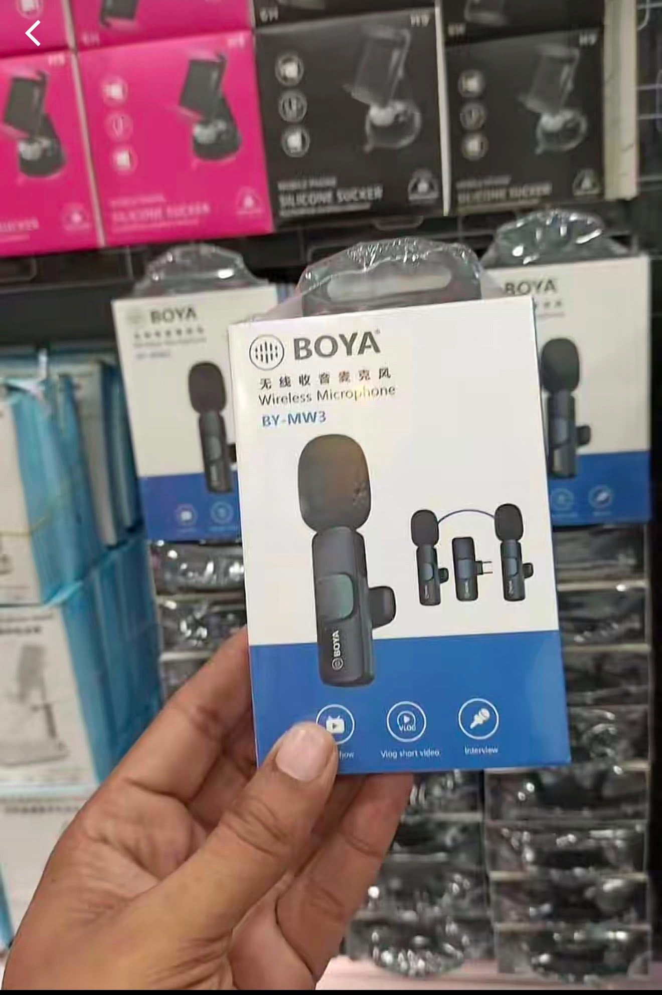 Boya BY-MW3 Wireless Single Microphone For iFone