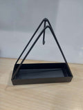 Mosquito Coil Holder Incense Burner Decorative Ornament Craft  Triangle (Only black)