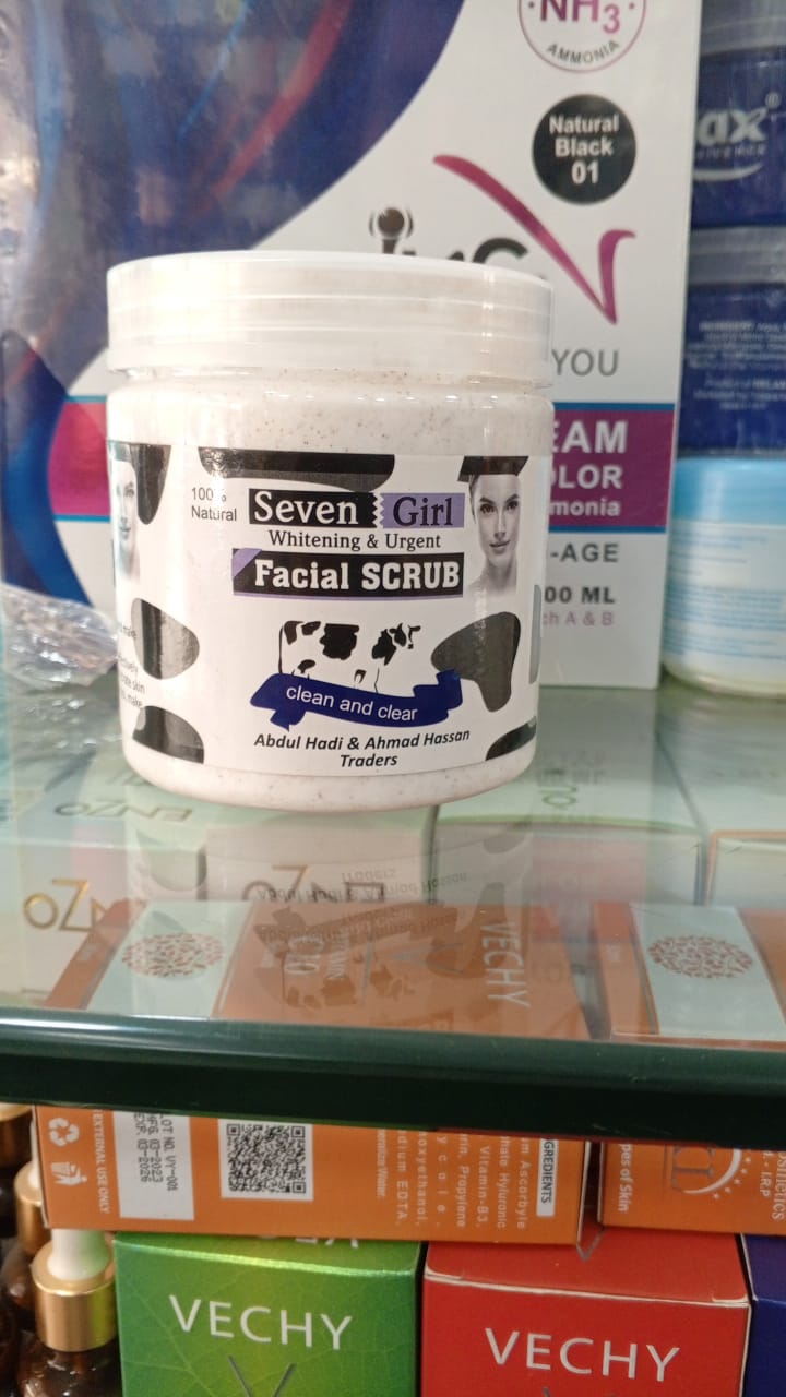 Seven Girl Whitening & Facial Scrub �Big Size, Made in UK
