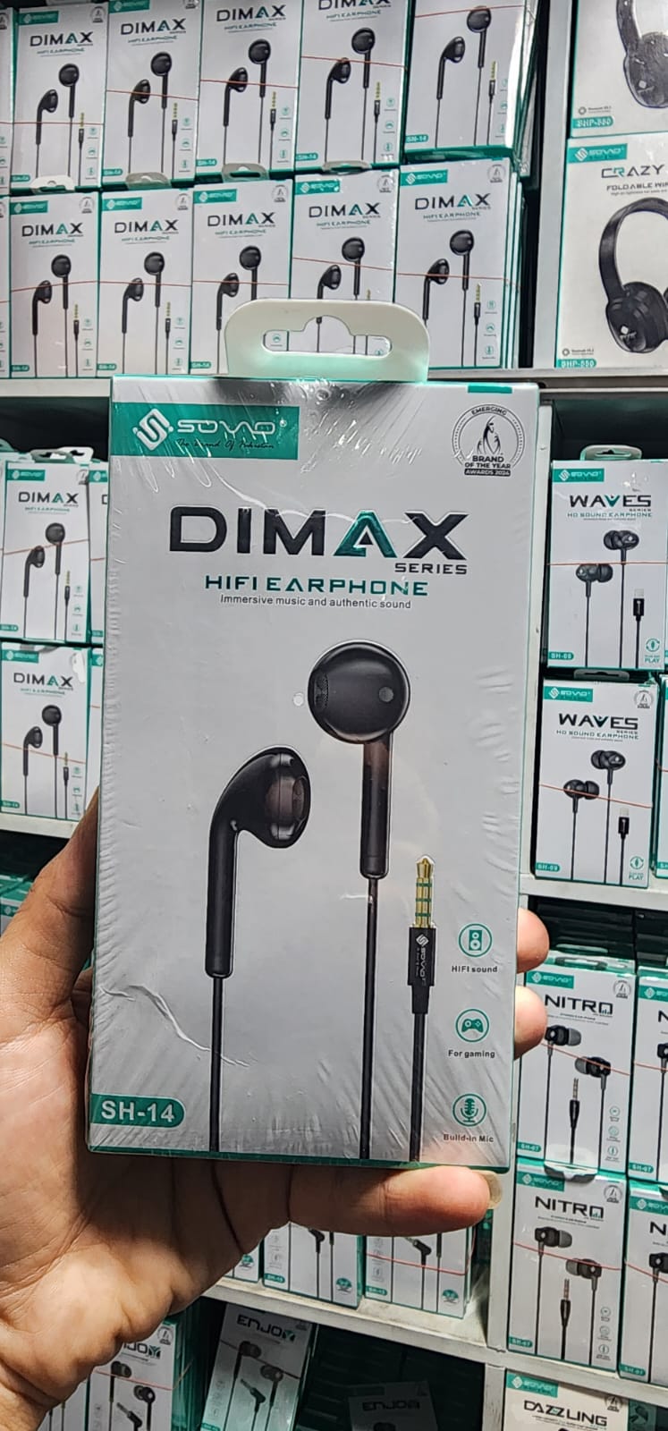 Dimax  Wireless Bluetooth Earbuds with LED Display Charging Case �Deep Bass, Touch Control & Long Battery Life