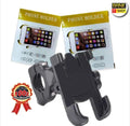 Aluminum Alloy Bike & Motorcycle Handlebar Phone Holder | Universal Mobile Stand Mount Bracket (Metal Body)