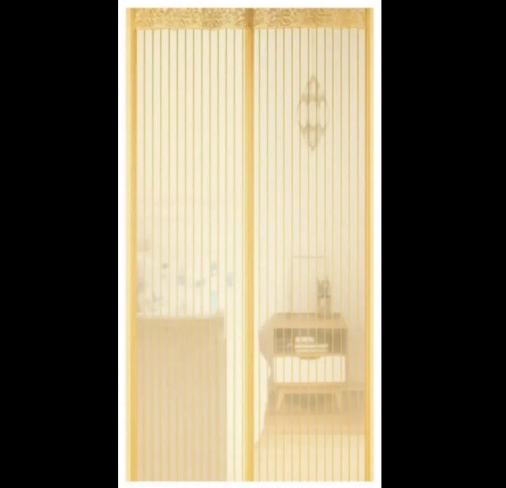 Premium Quality Mosquito Magic Mesh In Hard Box With 20pcs Double Tape Stickers And 12pcs Hocks For Easy Installation - White