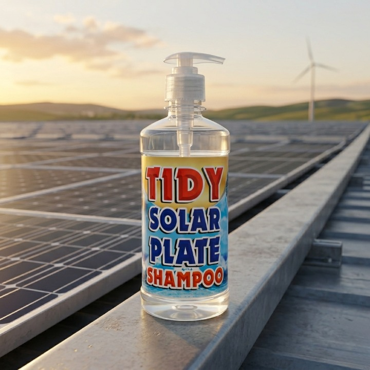 Tidy Solar Plate Shampoo 450ml Made In Pakistan Specialized Cleaning Solution For Solar Panels
