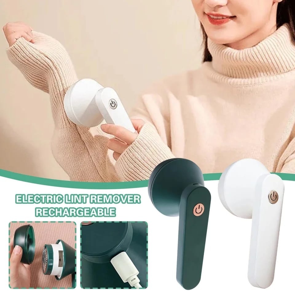Electric Lint Remover for Clothing | Anti-Pilling Razor & Hair Ball Trimmer �Rechargeable Plush Sweater & Coat Fabric Shaver