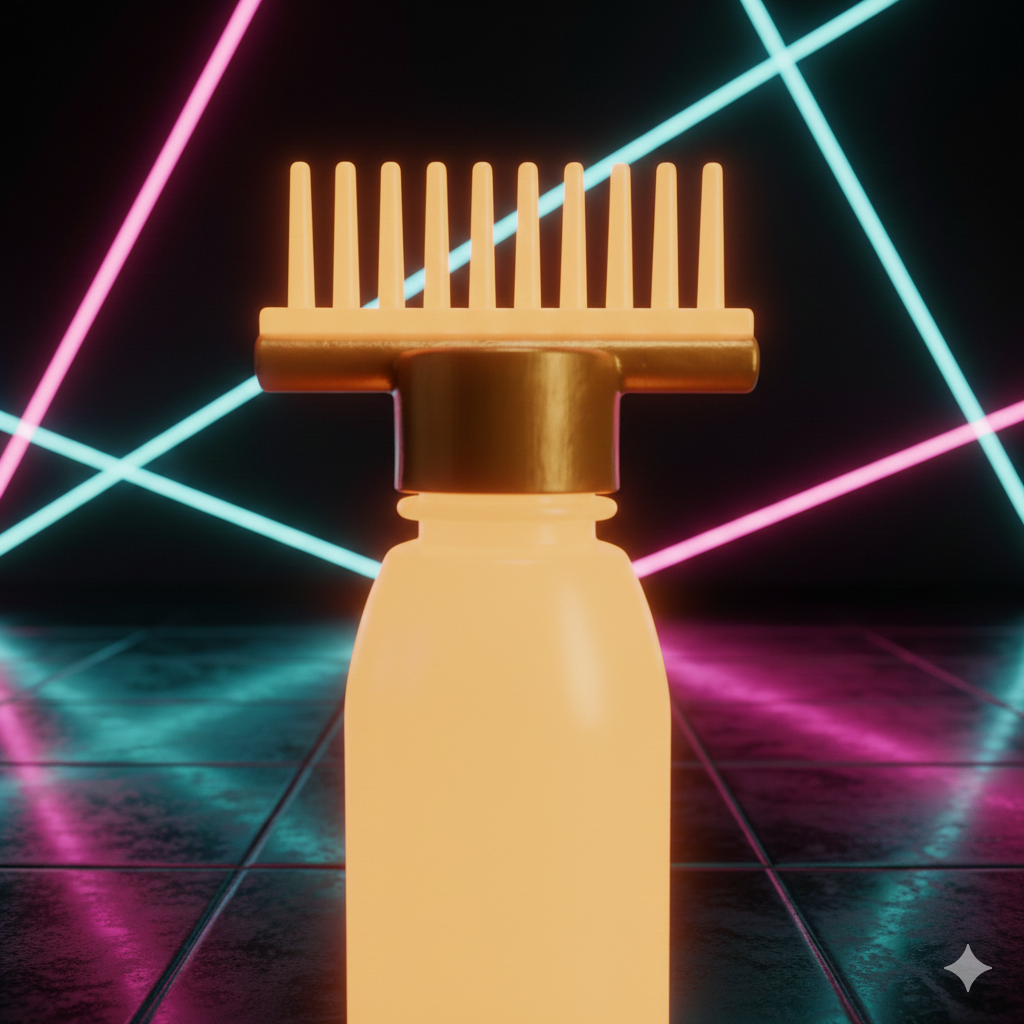 Hair Oil Applicator comb bottle | Best Professional hair oil applicator bottle with comb | 130 ml