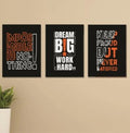 Set of 3 Wooden Photo Tile Wall Art Frames (8?11 Inches) �Premium MDF Spiritual Wall D?or with Easy Stick Back