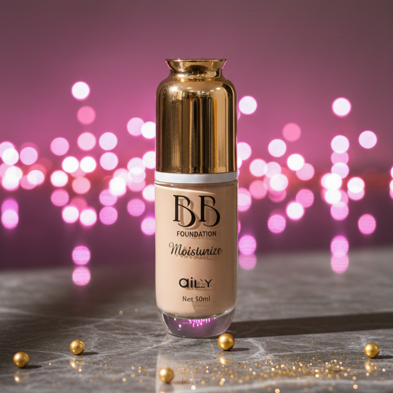 Aily BB Foundation �Moisturizing Liquid Foundation | 50ml | Smooth, Natural & Hydrating Coverage