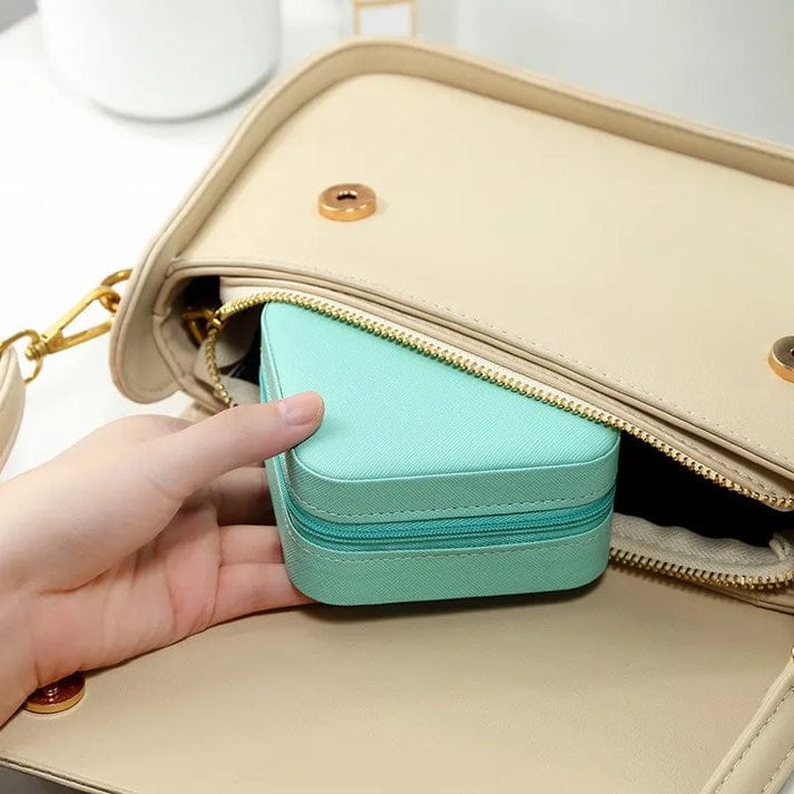 QSJ-178 Mini Jewelry Organizer �Compact Storage Box, Elegant and Practical Accessory for Women- RANDOM COLOUR