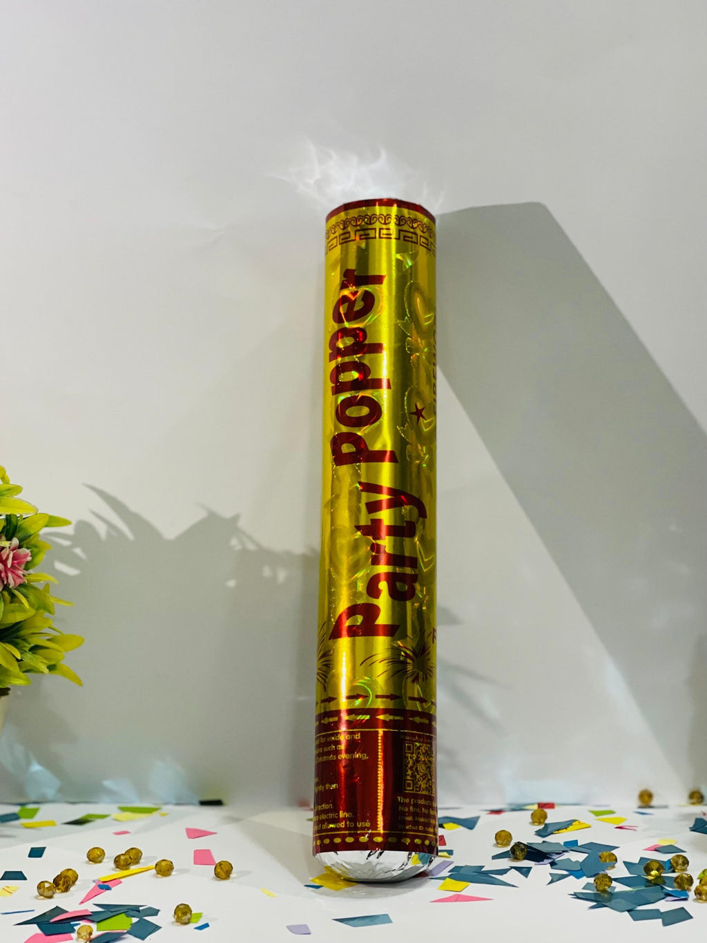 Birthday Party Popper | Rose Party Popper | 30 cm | Perfect for Birthdays, Anniversaries & New Year Celebrations