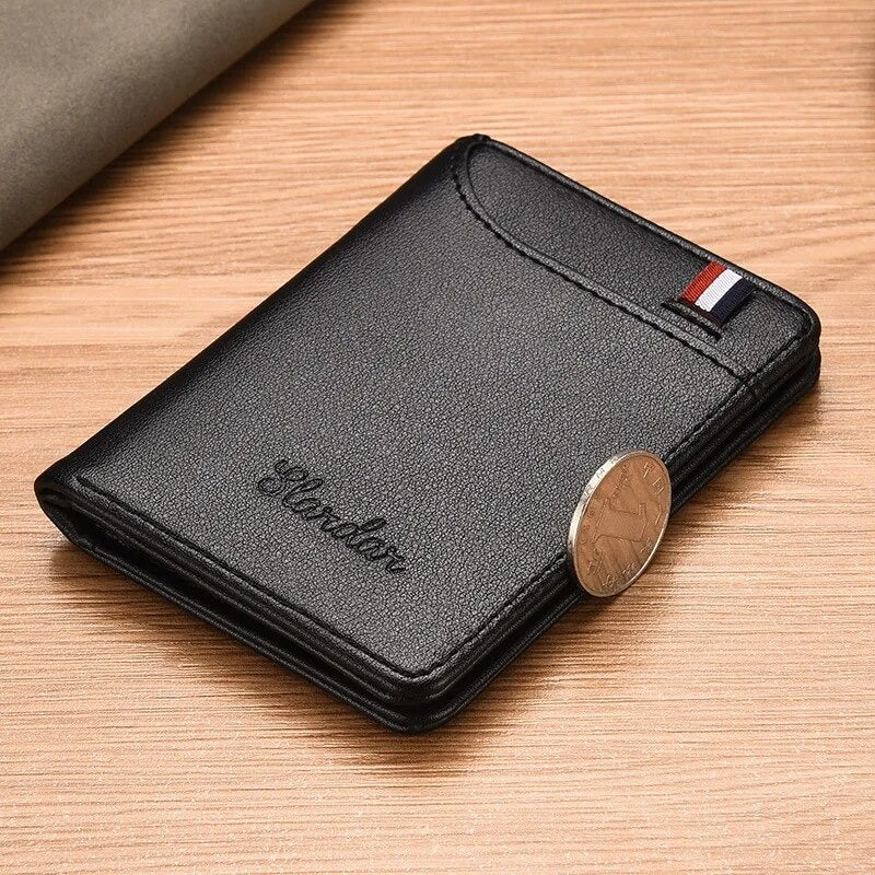 Slardar Premium Leather Wallet For Men | Stylish Durable Slim Design With Practical Storage | Black
