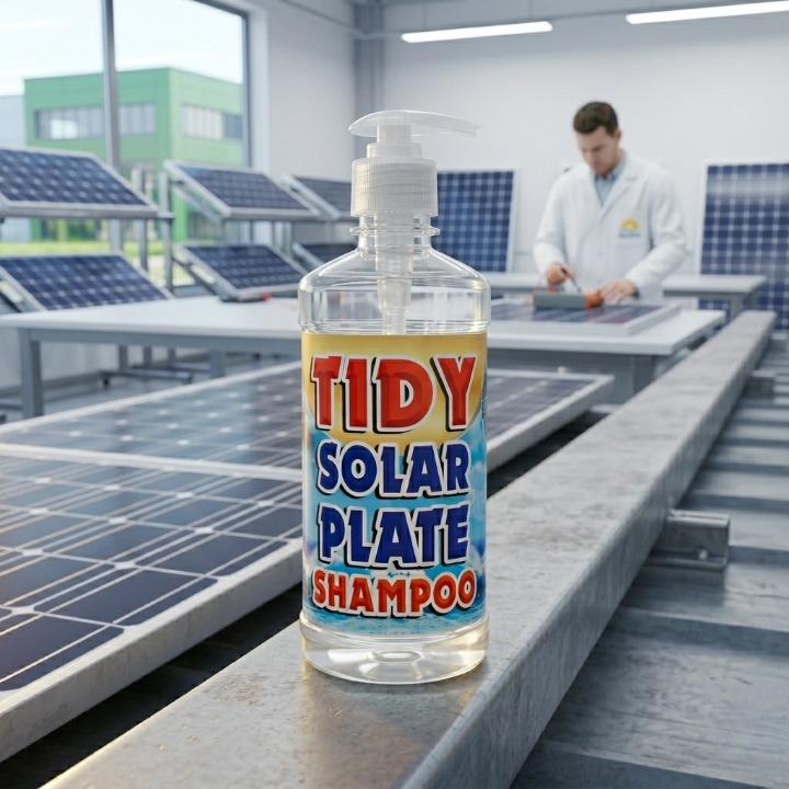 Tidy Solar Plate Shampoo 450ml Made In Pakistan Specialized Cleaning Solution For Solar Panels