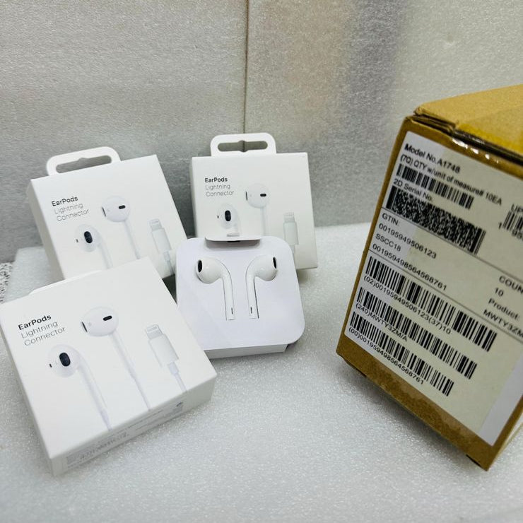 iPhone Lightning Wired Handfree Earphones Direct Connect No Bluetooth Required