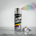 Dolphin Chrome Silver Spray Paint 300ml �High Shine Metallic Finish Spray