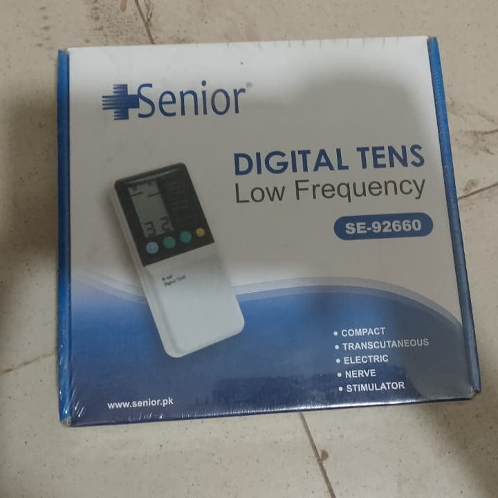 Senior Digital TENS Machine SE-92660 | Dual Channel | LCD Display | 6 Modes | Portable Pain Relief