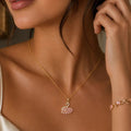 Tulip Bracelet With Swan Necklace Stainless Steel
