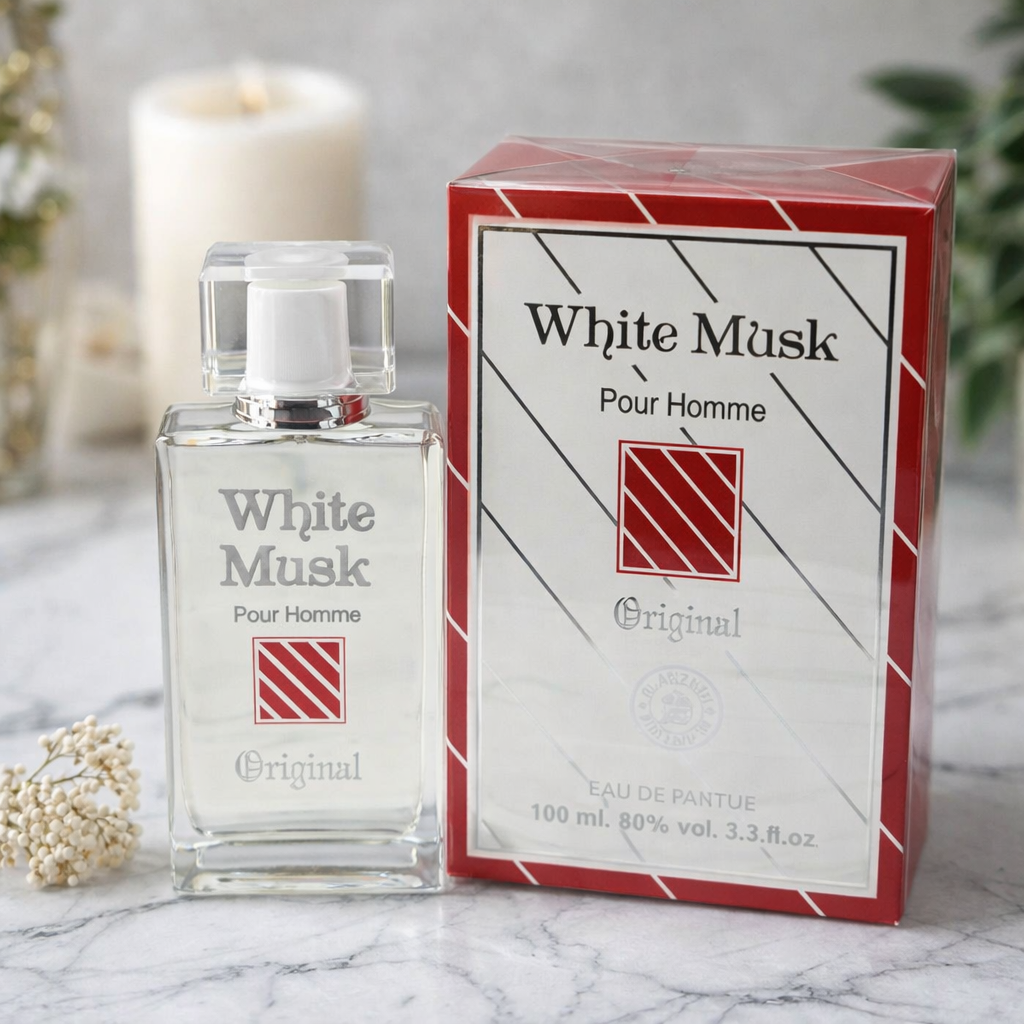 White Musk Pour Homme Original Eau De Parfum �Long-Lasting Premium Men's Fragrance Spray, 100ml