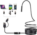 3 In 1 Type C / Micro USB / PC Endoscope Camera 3.5m With HD Lens, Adjustable LED Lights & IP67 Waterproof Design
