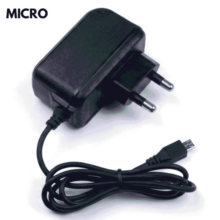 V23 �Simple Micro USB Charger with Built-in Cable | Best Quality Charger Android - Vizo V23 Charger - Mobile Phone Charger ( Random Color )