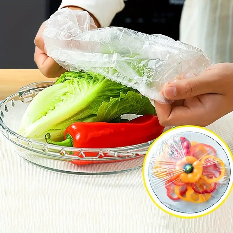 ( 2 in 1 ) stack- up shelf and  disposible food bag   (100 pieces) (random color)