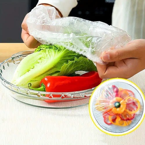 ( 2 in 1 ) stack- up shelf and  disposible food bag   (100 pieces) (random color)