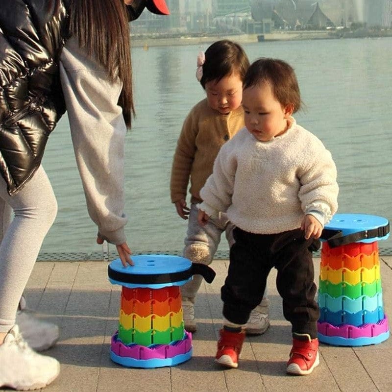 Super Heavy Duty Telescopic Folding Stool