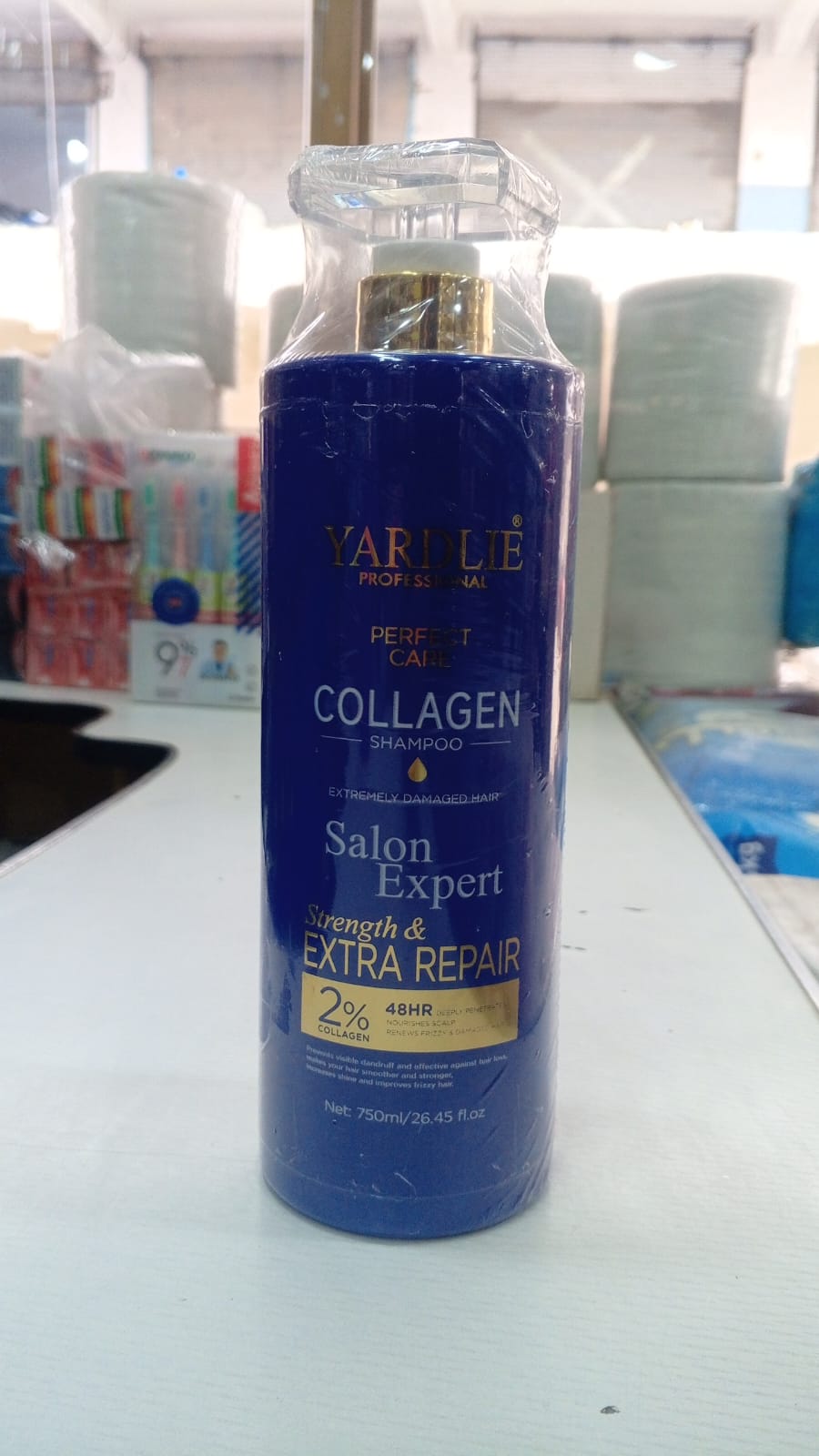 Yardlie Collagen Shampoo | Professional Perfect Care | 750 ml | For Extremely Damaged Hair