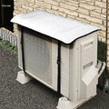 AC Outdoor Unit Sunshade Cover 3mm �Silver Foil Reflective Heat Shield & Dust Protector for Air Conditioner External Units  With Clip