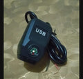 Motorcycle USB Charger with Compass �Fast Charging, Waterproof, 36-105V �Universal for Motorcycles &amp; E-Bikes