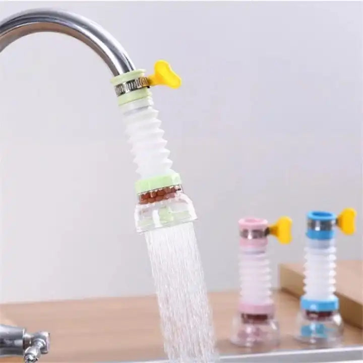 Kitchen Shower Splash Fan Faucet Water-saving Filter Shower Water Rotating Spray Regulator Tap Water Filter Valve for Kitchen tap nozzle extended filter water saving device Accessories - Each