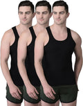 Pack of 3 Men's Cotton Banyan Vest �Soft, Breathable & Comfortable Daily Wear Undershirts for Men (Size Medium)