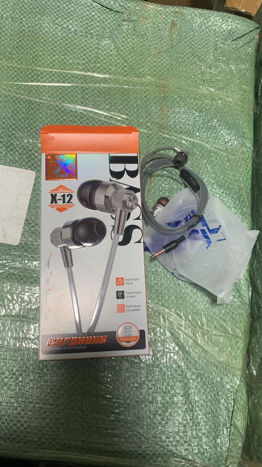 X-Star Earphones | Random Colour & Design | Clear Sound | Comfortable Fit