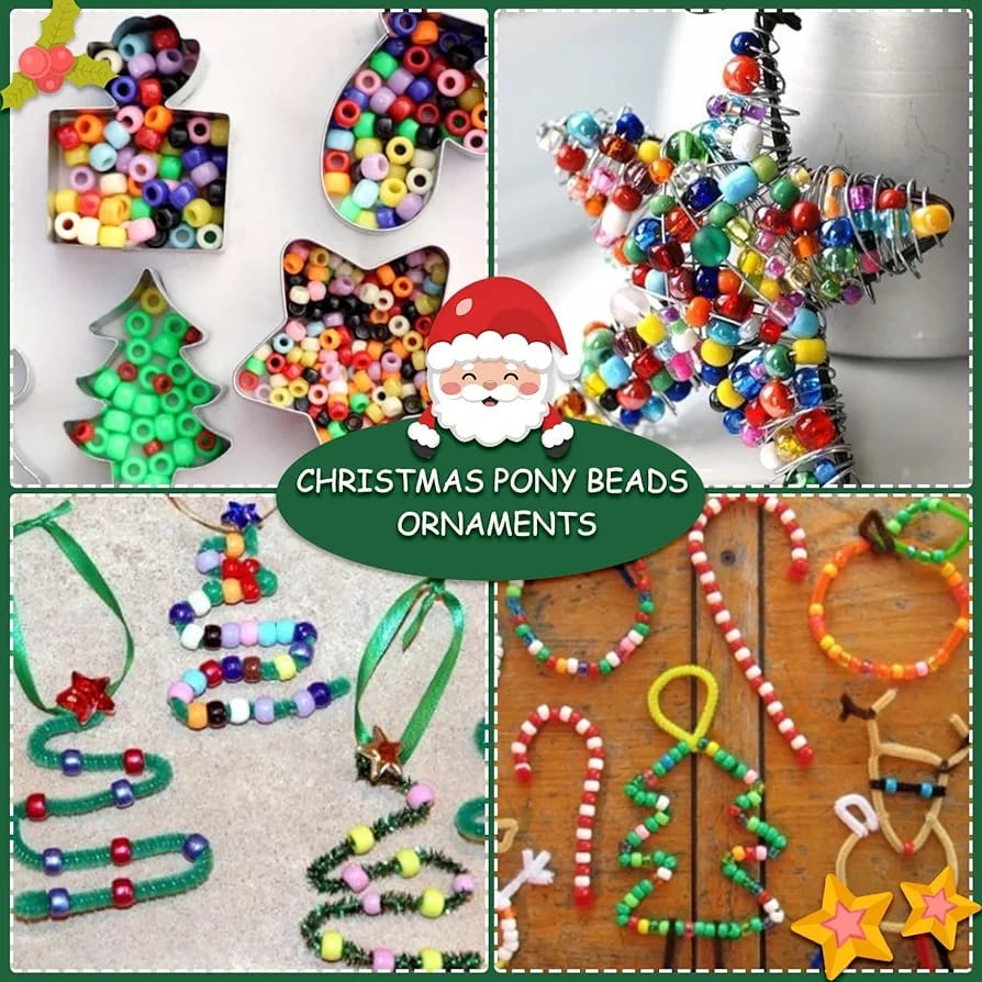 4000PCS Pony Beads Friendship Bracelet Making Kit