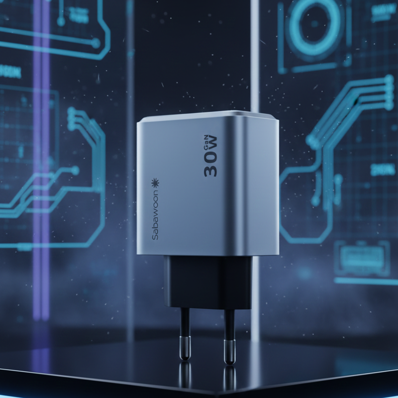 Sabawoon 30W GAN  �Fast Charging Power Brick for All Devices without caple