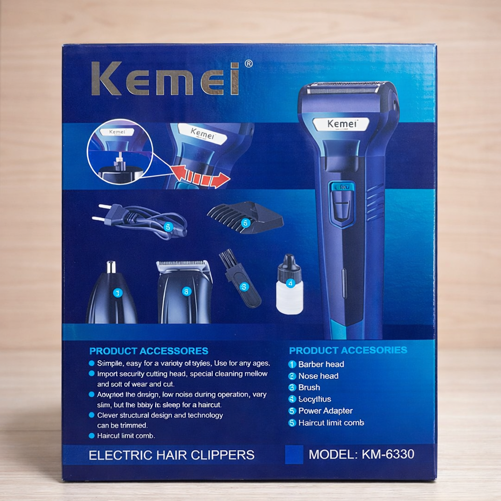 Kemei 3 In 1 Electric Hair Clipper