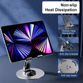Metal Body Adjustable Phone Holder �Foldable Desktop Stand for Mobile Phones