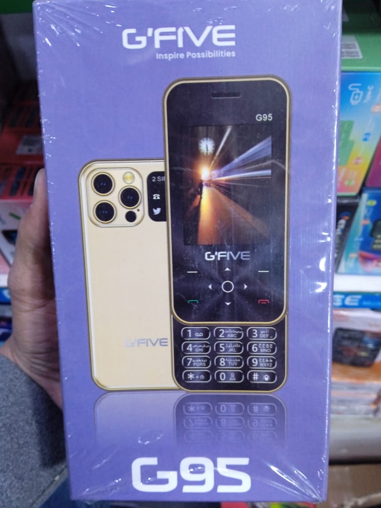 Gfive G95 Slider Mobile | 2.4" QVGA Display | Dual SIM | PTA Approved | 2000mAh Battery