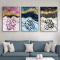 Set of 3 Premium Wall Art Photo Tiles �Modern Home Decor Sets