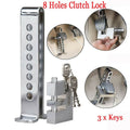 Universal Car Pedal Lock Anti Theft Lock Pedal Lock 8 holes for almost all Cars