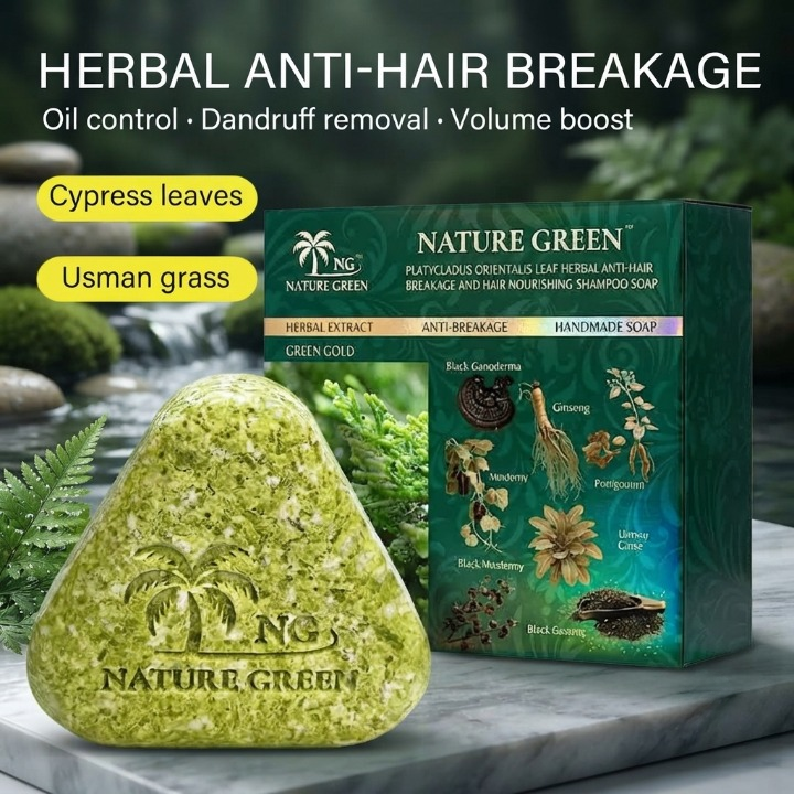 Green Gold Herbal Hair Soap