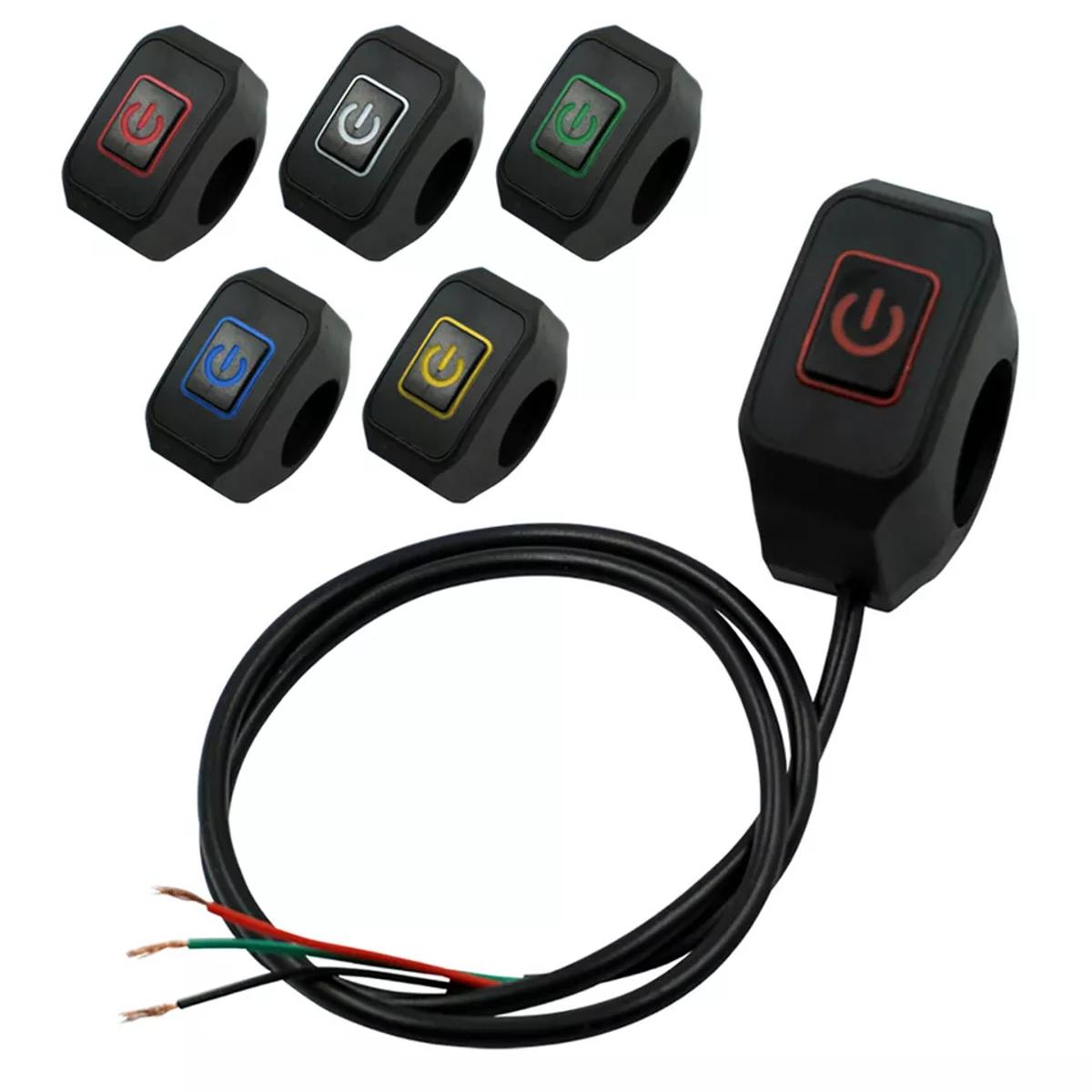 Motorcycle On Off LED Switch Push Button – photo 1