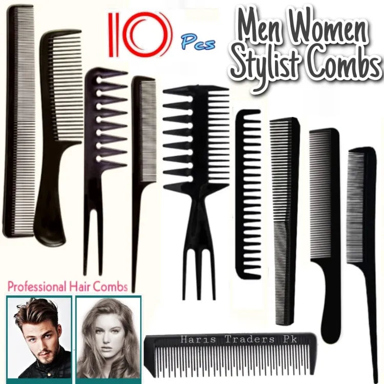 Pack of 10-Professional Hairdressing Combs For Women – photo 5