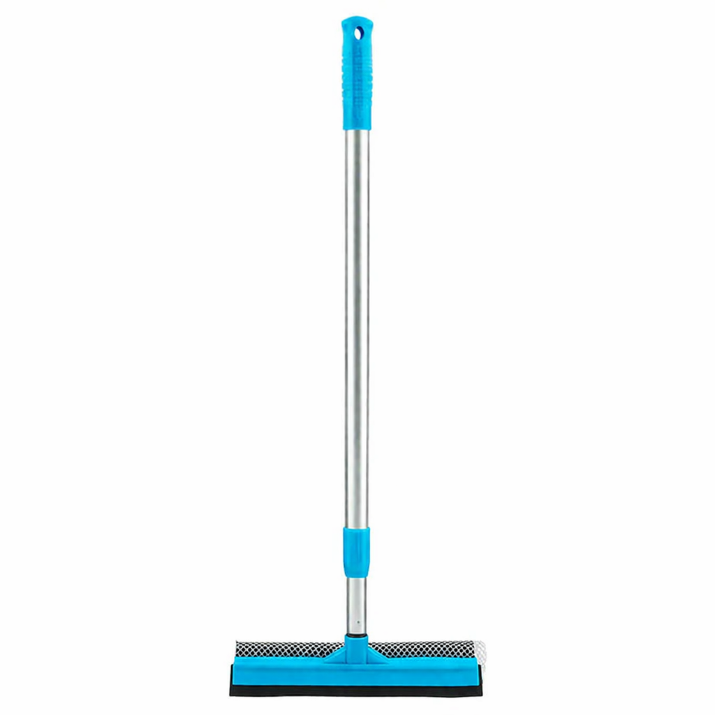 Royal 2-in-1 Window Squeegee with Aluminium Rod Handle �Glass Cleaning Wiper