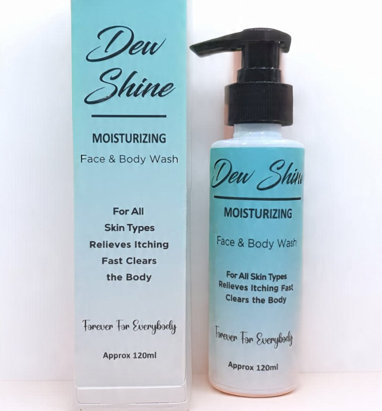 Dew Shine | Daily Radiance Boosting Moisturizing face and body wash  (All Day Hydration) 120 ML