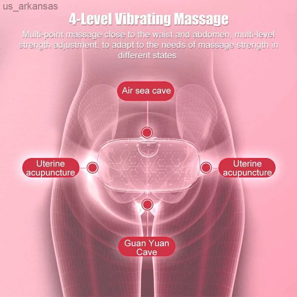 Digital Period Pad Heating And Vibrating For Healing Period Cramps �Women? Care Pin Relief  With 3 Heat Levels And 4 Mode